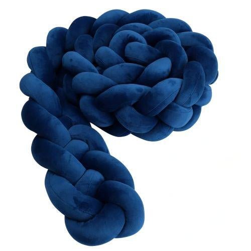 cute bleu ocean tour de lit tresse