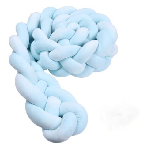 esthetique delicate tour de lit tresse pour bebe