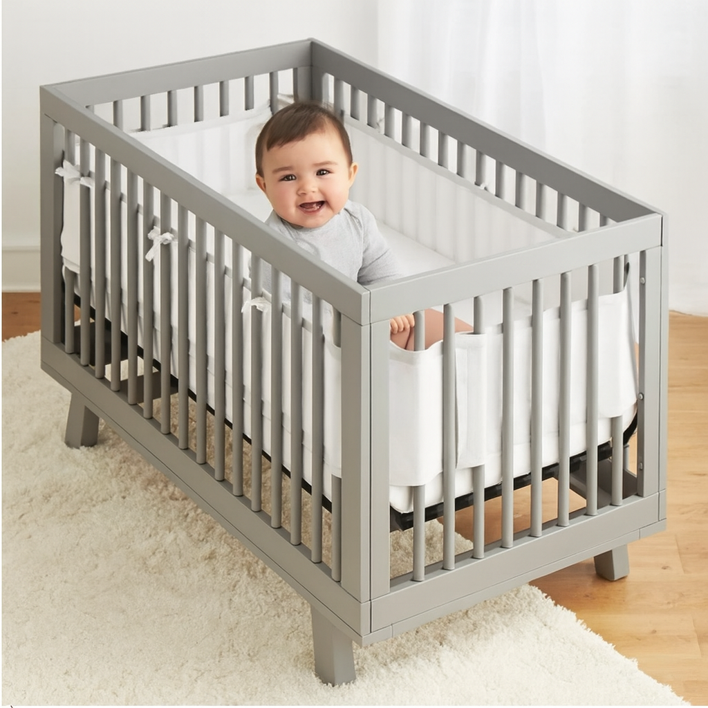 Tour de lit respirant | Blanc™