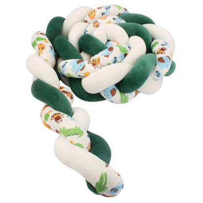 avec notre tour de lit tresse enfant reste frais