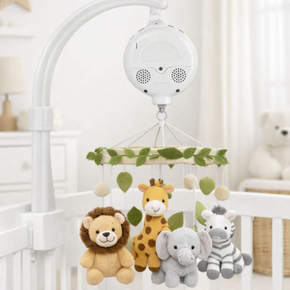 Boîte à musique pour mobile bébé dans chambre douce lumineuse