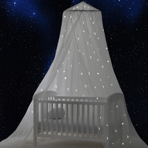 ciel de lit gris protege contre insectes