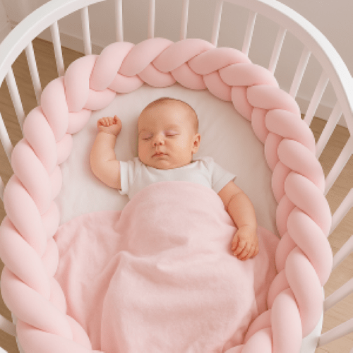 environnement apaisant aux teintes roses coi tresse de lit