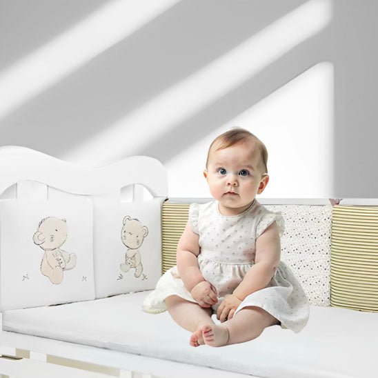 tour de lit bebe tissus qualite superieure teddy