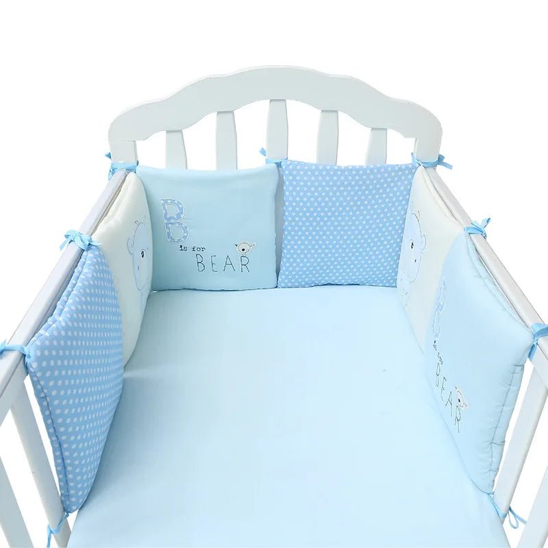 tour de lit pour bebe protection douce pour enfant ours lune