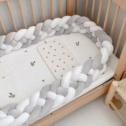 tour de lit tresse contour protection contre les chocs pour enfants