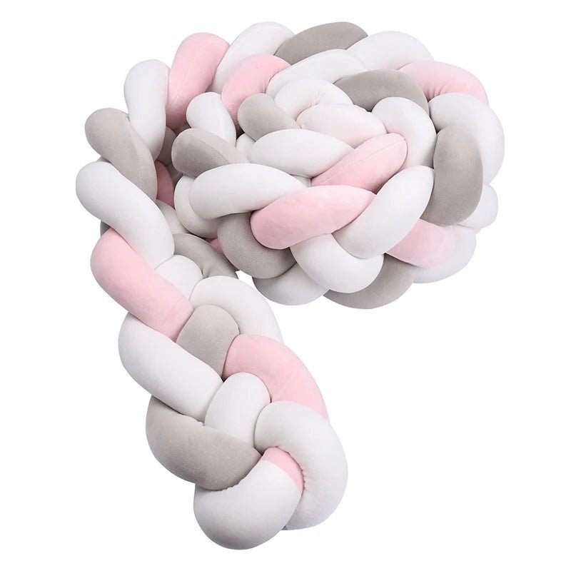 tour de lit tresse detente repos profond lune pastel