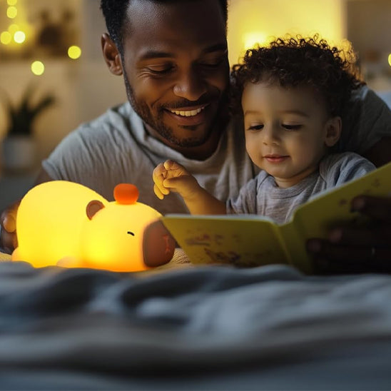 veilleuse bebe amour parent enfant