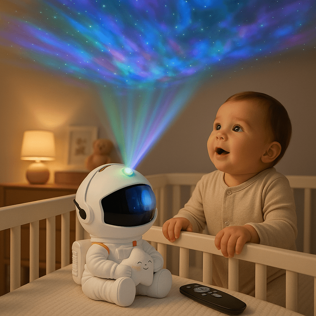 veilleuse enfant bobi bebe voit les etoiles